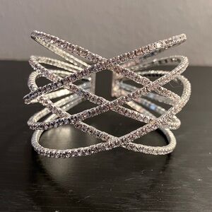 Fancy earrings and bracelet.